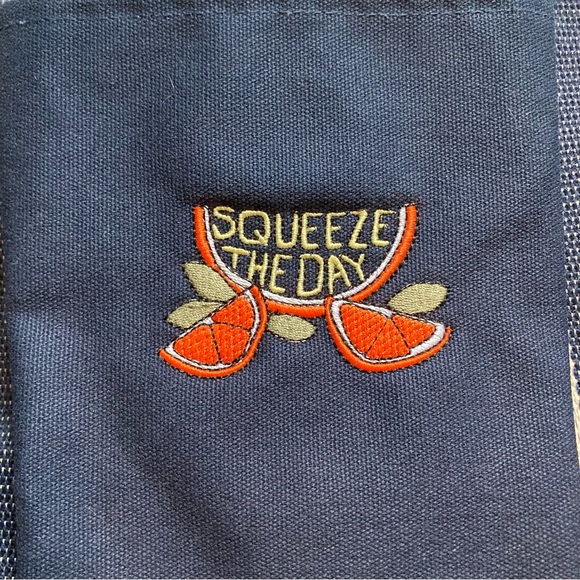 Thirty-one canvas carryall tote in navy - Picture 8 of 9